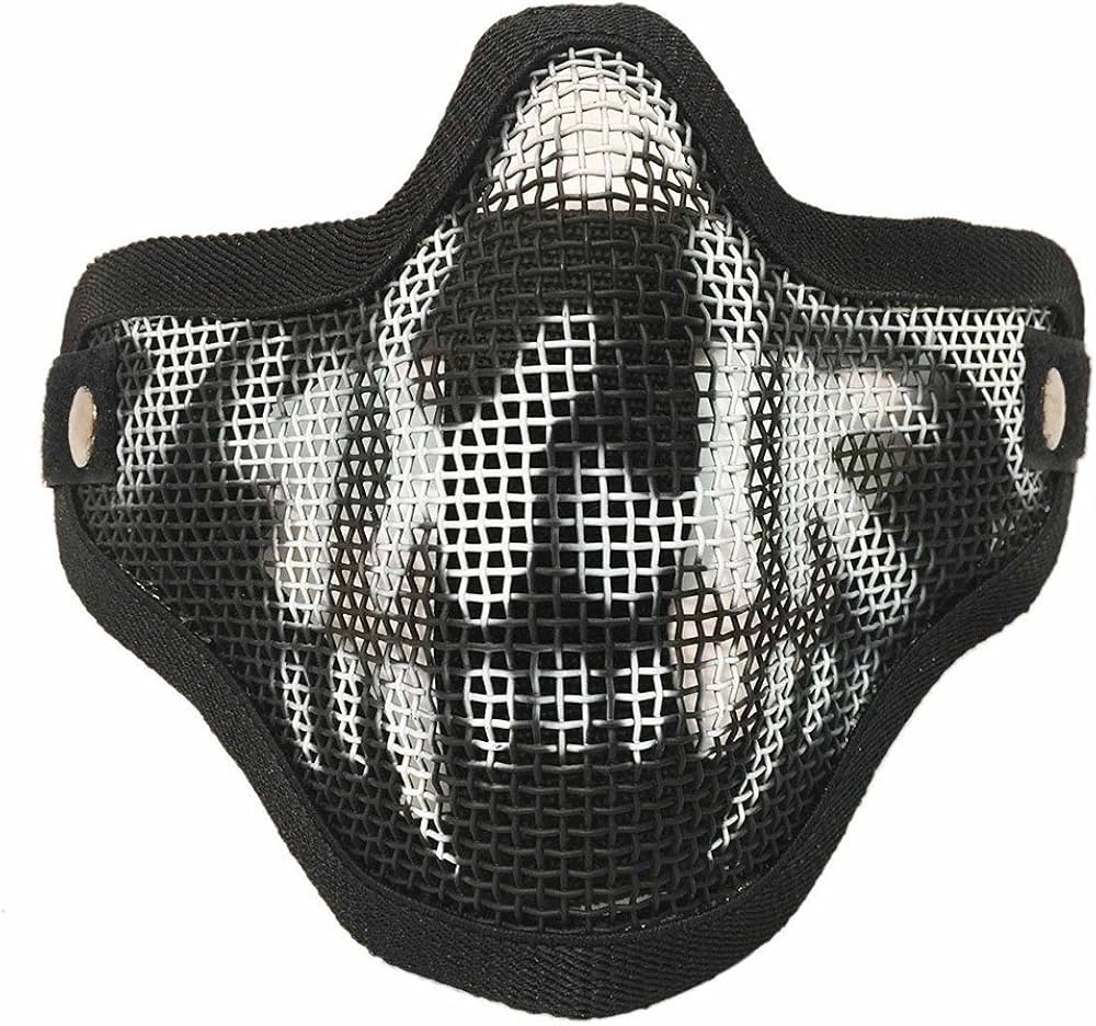 Steel Mesh Half Face Mask